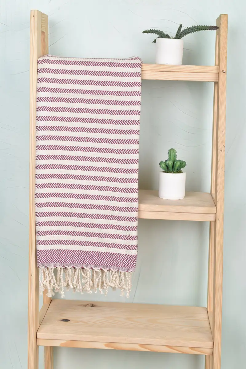 Bachelorette Party Gift, Personalized Wedding Gift For Couple, Hammam towel, Lightweight Turkish towel, 70x40 Cotton Chevron Towel, Towel With Name - 8