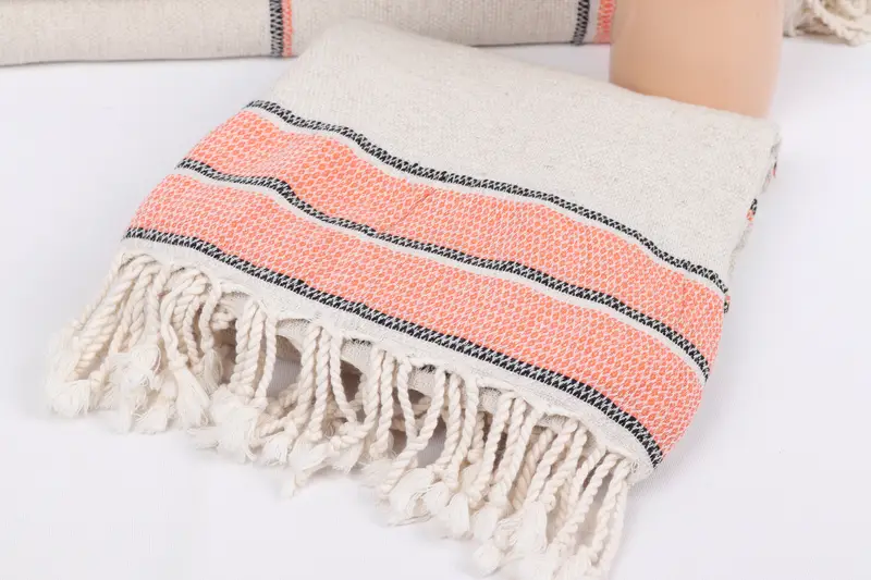 Baby Boy Gift, Travel Towel, Custom Wedding Gift, Turkish Towel Beach, 70x36 Linen Striped Towel, Bachelor Bachelorette Party Favors, Summer Towel - 5