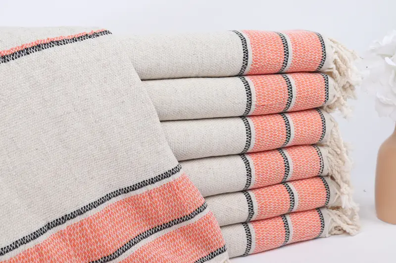 Baby Boy Gift, Travel Towel, Custom Wedding Gift, Turkish Towel Beach, 70x36 Linen Striped Towel, Bachelor Bachelorette Party Favors, Summer Towel - 1