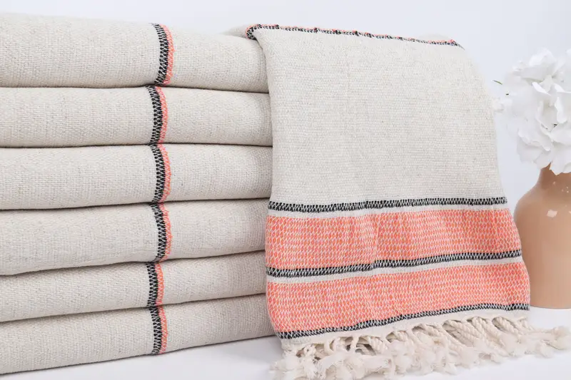 Baby Boy Gift, Travel Towel, Custom Wedding Gift, Turkish Towel Beach, 70x36 Linen Striped Towel, Bachelor Bachelorette Party Favors, Summer Towel - 2