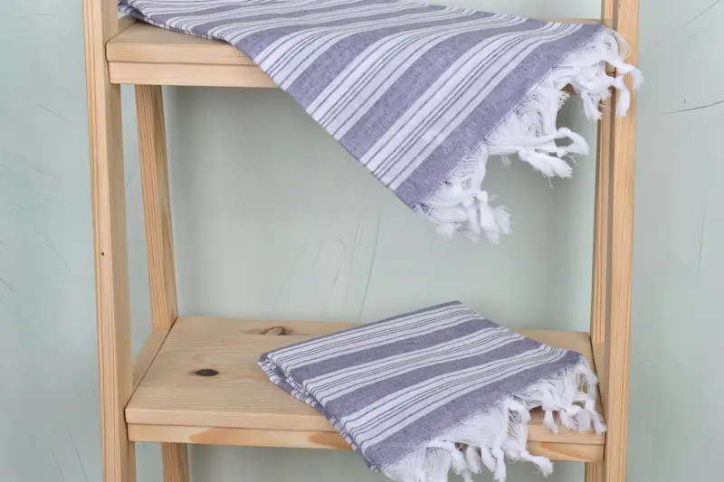 Summer Towel, Unique Gift, Luxury towel, 70x40 Cotton Striped Towel, Fouta towel, Girls Weekend Getaways Ideas, Bachelorette Party Gifts Bridesmaids - 5