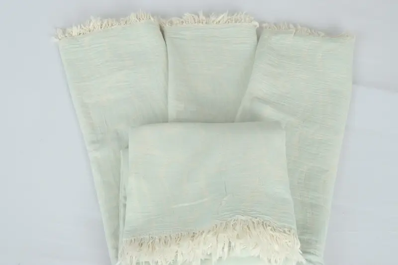 Throw Blanket Couch, Bridal Shower Gift, Turkish Tablecloth, Gift For The Home Decor, Bedspread, Gift Boxes, 70x60 Cotton Fish Design Towel - 5