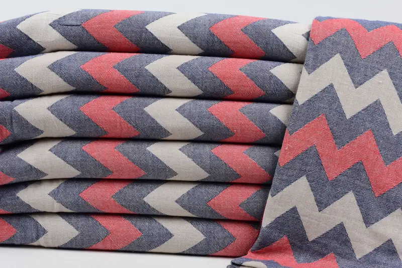 64x34 Baumwoll -Chevron -Handtuch, Beste Freund Weihnachtsgeschenk, Geschenke für ihn, Bachelorette Party Geschenke für Braut, Strandtuchmasse, Brautjungfergeschenk - 2