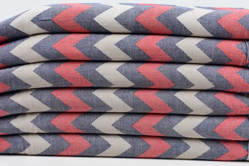 64x34 Baumwoll -Chevron -Handtuch, Beste Freund Weihnachtsgeschenk, Geschenke für ihn, Bachelorette Party Geschenke für Braut, Strandtuchmasse, Brautjungfergeschenk - 3