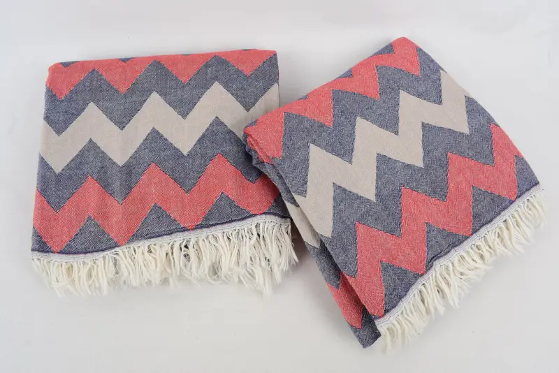 64x34 Baumwoll -Chevron -Handtuch, Beste Freund Weihnachtsgeschenk, Geschenke für ihn, Bachelorette Party Geschenke für Braut, Strandtuchmasse, Brautjungfergeschenk - 7