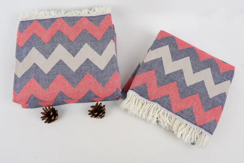 64x34 Baumwoll -Chevron -Handtuch, Beste Freund Weihnachtsgeschenk, Geschenke für ihn, Bachelorette Party Geschenke für Braut, Strandtuchmasse, Brautjungfergeschenk - 8