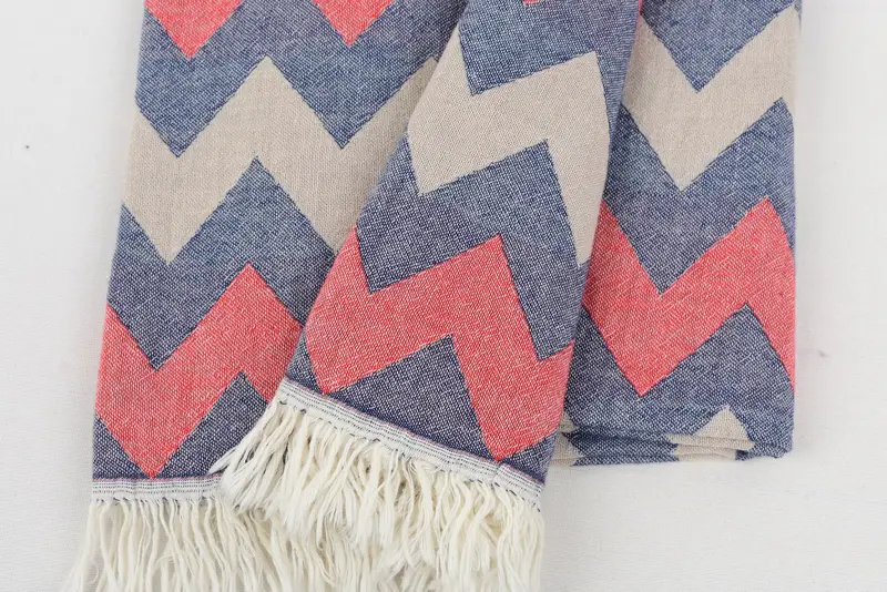 64x34 Baumwoll -Chevron -Handtuch, Beste Freund Weihnachtsgeschenk, Geschenke für ihn, Bachelorette Party Geschenke für Braut, Strandtuchmasse, Brautjungfergeschenk - 6