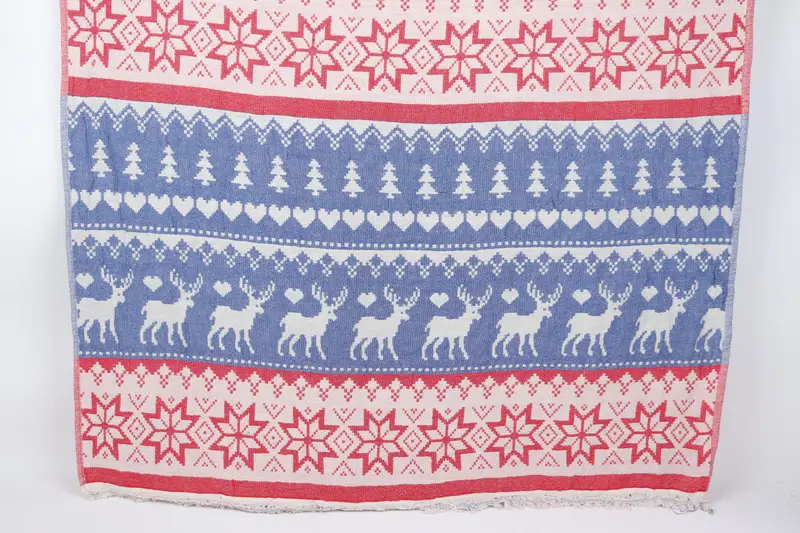 Leichtes Handtuch, Hochzeitstuch, 80x40 Baumwollhirschblatthandtuch, sandresistentes Peshtemal, Strandhandtuchgeschenk, Geburtstagsgeschenk, Geschenk für sie - 1