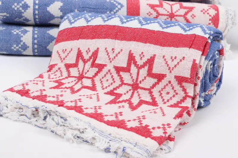 Leichtes Handtuch, Hochzeitstuch, 80x40 Baumwollhirschblatthandtuch, sandresistentes Peshtemal, Strandhandtuchgeschenk, Geburtstagsgeschenk, Geschenk für sie - 5