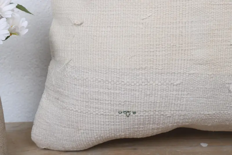 Kilim Cushion Sham, Boho Chic Cushion Cover, Cushion Cover, Indoor Cushion, 16x16 Beige Pillow, Pillow for Couch, Gift Pillow, Wholesale Pillow - 3