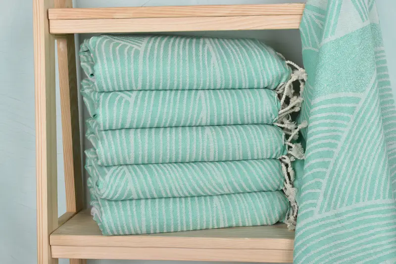 Cotton towel, Custom Gift, Custom Name Towel, Wedding For Favor, Beach Theme Wedding Gift, Luxury towel, 68x40 Cotton Striped Design Towel - 2