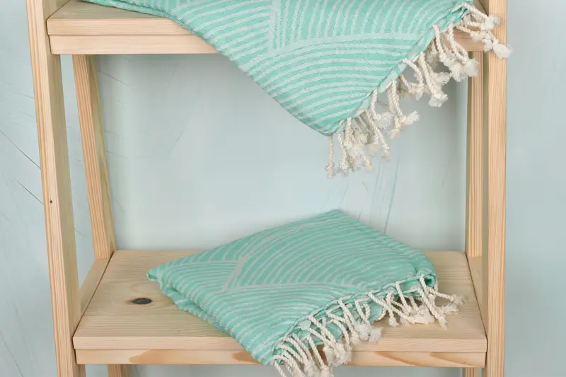 Cotton towel, Custom Gift, Custom Name Towel, Wedding For Favor, Beach Theme Wedding Gift, Luxury towel, 68x40 Cotton Striped Design Towel - 6