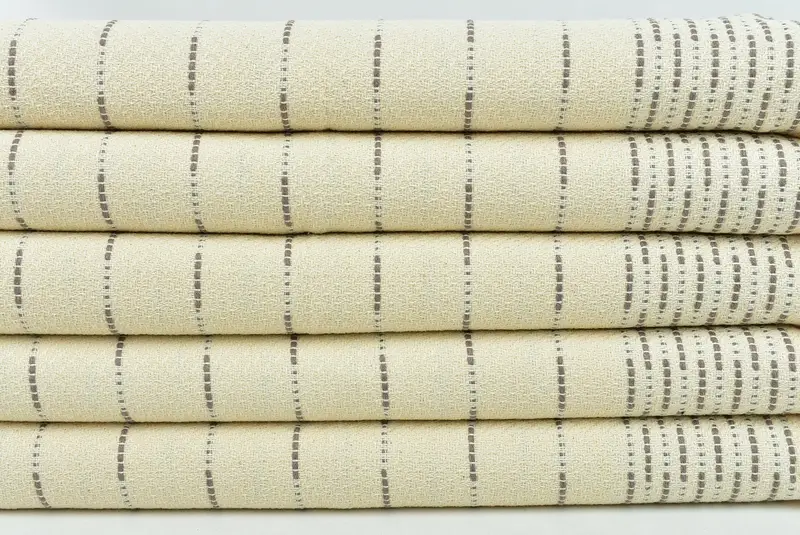 Toalla de regalo de dama de honor, favores de boda, regalos de Navidad, toalla de mano con monograma, toalla de diseño a rayas de algodón 36x18, favores de ducha de novia, toalla de cocina - 2