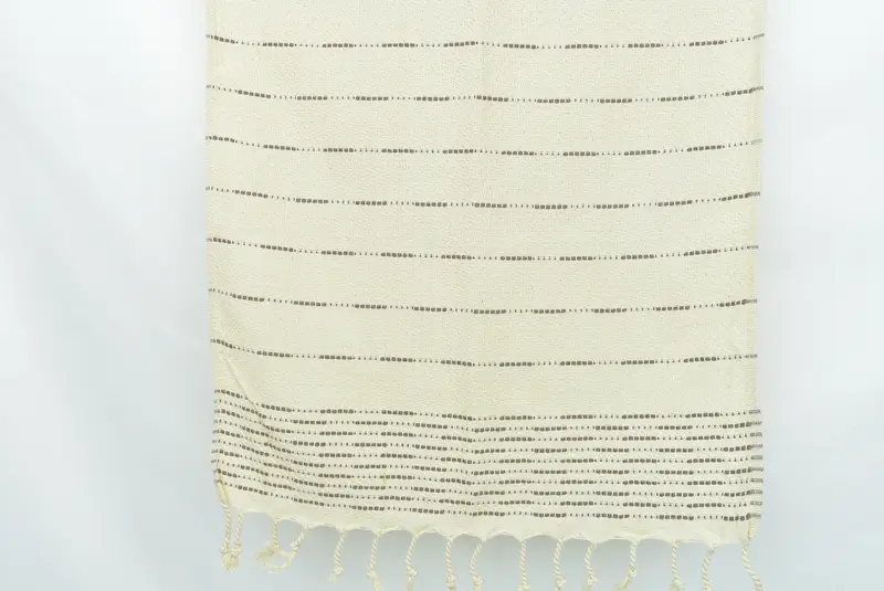 Toalla de regalo de dama de honor, favores de boda, regalos de Navidad, toalla de mano con monograma, toalla de diseño a rayas de algodón 36x18, favores de ducha de novia, toalla de cocina - 8