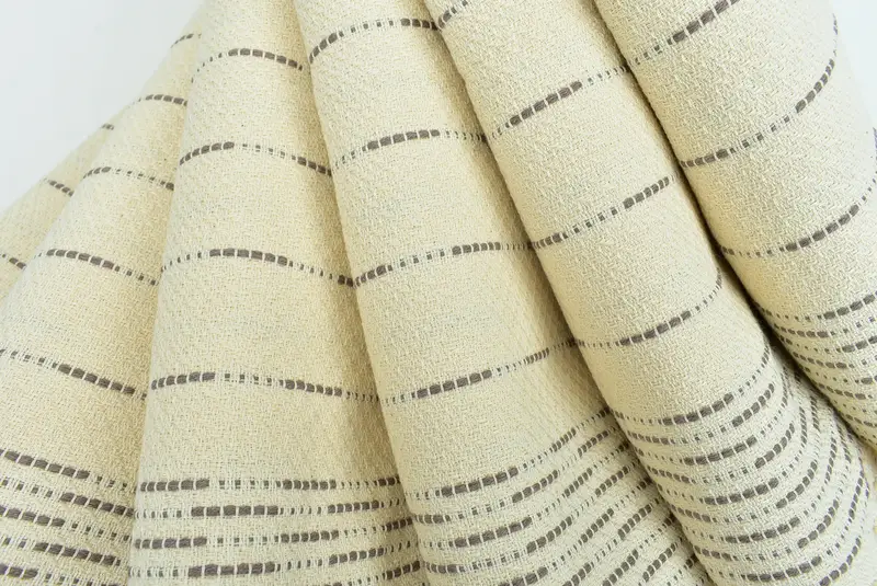 Toalla de regalo de dama de honor, favores de boda, regalos de Navidad, toalla de mano con monograma, toalla de diseño a rayas de algodón 36x18, favores de ducha de novia, toalla de cocina - 5