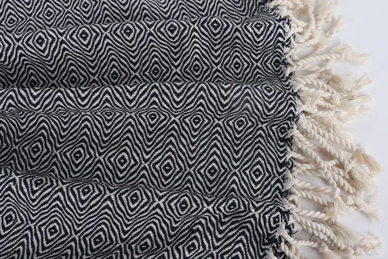 Bachelor Bachelorette Party Favors, Pool Towels, Custom Gift, Personalized Bridesmaid Gift, 70x40 Cotton Zigzag Diamond Towel, Wedding For Favor - 8