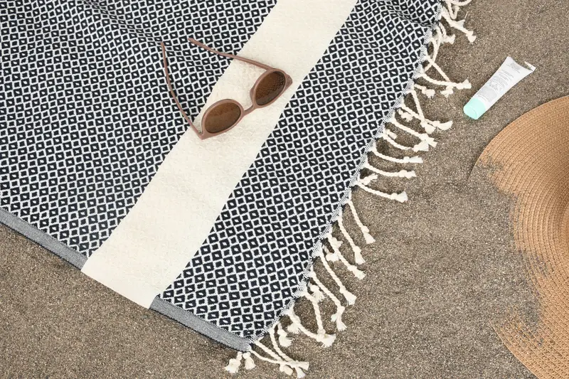 Birthday Gift, Custom Towel, Bachelor Party Favors, Bachelor Gifts, Hammam towel, 70x40 Cotton Geometric Towel, Arizona Bachelorette Party Favors - 7