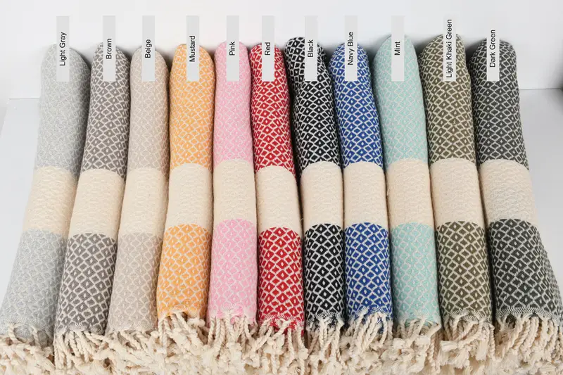 Birthday Gift, Custom Towel, Bachelor Party Favors, Bachelor Gifts, Hammam towel, 70x40 Cotton Geometric Towel, Arizona Bachelorette Party Favors - 1
