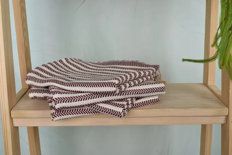 Turkish Towel Hand Towel, Xmas Gifts, Personalized Kitchen Towel, 40x18 Cotton Chevron Towel, Bathroom Towels, Custom Gifts, Gift For Wedding Day - 7