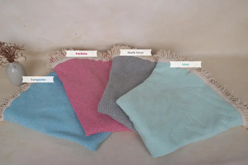 Beach Towel Bulk, Beach towel, Bridesmaid Gifts, Personalized Gift For Him, 64x64 Cotton Round Diamond Towel, Custom Wedding Gifts, Summer Towel - 2
