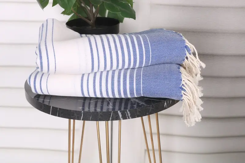 Monogram Turkish Towel, Bridesmaid Towel, Gift For Mom, 60x38 Cotton Striped Towel, Organic Cotton Towel, Turkish Towel Beach, Wedding Gifts Towel - 3