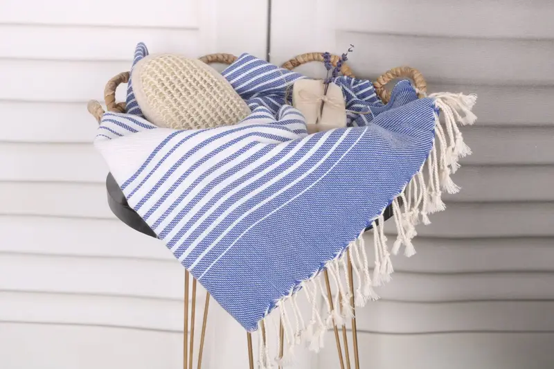 Monogram Turkish Towel, Bridesmaid Towel, Gift For Mom, 60x38 Cotton Striped Towel, Organic Cotton Towel, Turkish Towel Beach, Wedding Gifts Towel - 2