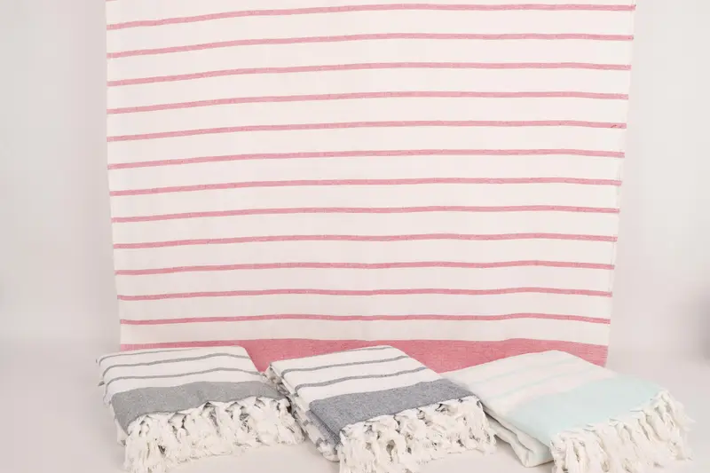Xmas Gifts, Personalized Home Gift Wedding, Turkish Towel USA, Holiday Towel, 68x39 Cotton Striped Towel, Turkish beach towel, Fouta towel - 8