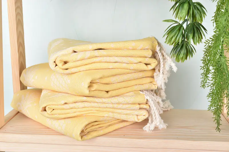 Memorial Gift, Bridal Shower Gift, Custom Towel, Hammam towel, 80x40 Cotton Pineapple Design Towel, Turkish Towel Set, Spa Gift Towel, Wedding Towel - 8