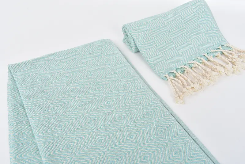 Summer Gift, Personalize Gift, Xmas Gifts, Small Bath Towels, Gift For Her, Wedding Favors, 36x18 Cotton Zigzag Diamond Towel, Turkish Hand Towel - 7