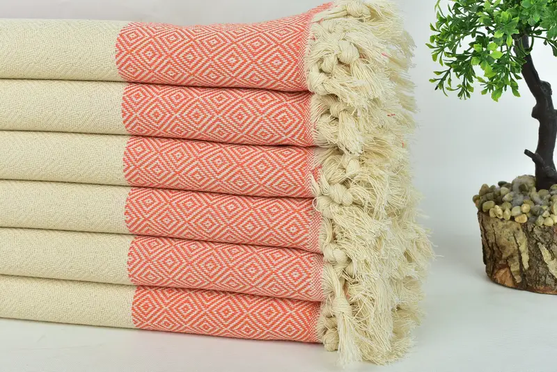 Sand-resistant towel, Peshtemal Towel, Personalized Wedding Gift, 70x40 Cotton Diamond Towel, Gym Towel, Bridesmaid Proposal Gift, Travel Towel - 3