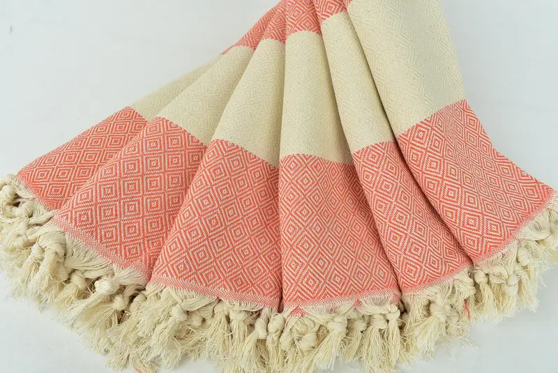 Sand-resistant towel, Peshtemal Towel, Personalized Wedding Gift, 70x40 Cotton Diamond Towel, Gym Towel, Bridesmaid Proposal Gift, Travel Towel - 4
