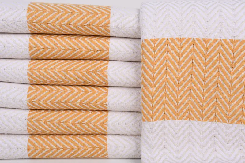 Summer Gift, Beach Towel Personalized, 70x40 Cotton Chevron Towel, Fouta towel, Custom Wedding Gifts, Beach Towel Monogram, Boyfriend Christmas Gift - 1