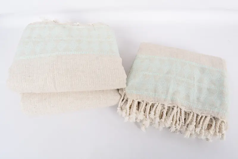 Bachelorette Party Favors, Boho Throw Blankets, 100x88 Linen Kilim Design Towel, Wedding Anniversary Gift, Housewarming Gift, Bridesmaid Gift - 7
