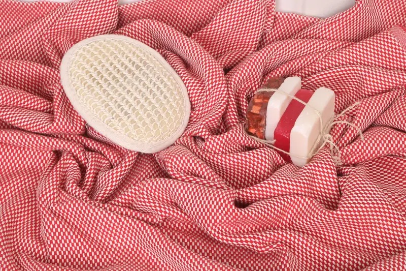 Customized Turkish Towel, Organic Turkish towel, Gift Towel, 70x40 Cotton Polka Dot Towel, Custom Gift, Turkish Beach Towel Monogram, Gift For Her - 7