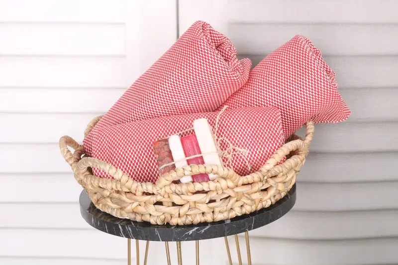 Customized Turkish Towel, Organic Turkish towel, Gift Towel, 70x40 Cotton Polka Dot Towel, Custom Gift, Turkish Beach Towel Monogram, Gift For Her - 4