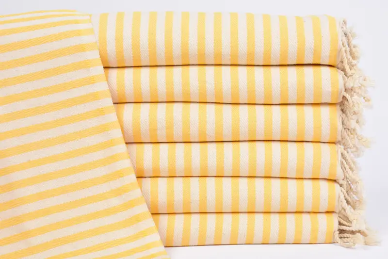 Personalized Hand Towel, Monogram Turkish Bath Towel, Monogram Hand Towel, Kitchen Towel, 40x18 Cotton Striped Towel, Bachelorette Party Favors - 1