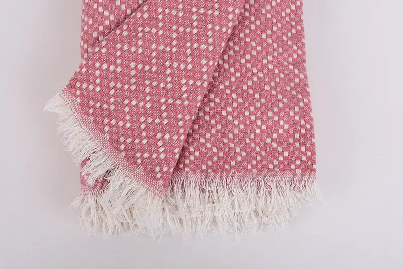 Wedding Favors, Couch Blanket, Woven Throw Blanket, Custom Wedding Gifts, 76x68 Cotton Herringbone Towel, Christmas Tablecloth, Turkish Bedcover - 8