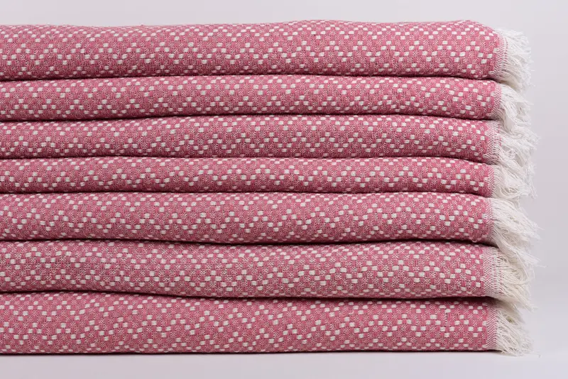 Wedding Favors, Couch Blanket, Woven Throw Blanket, Custom Wedding Gifts, 76x68 Cotton Herringbone Towel, Christmas Tablecloth, Turkish Bedcover - 3