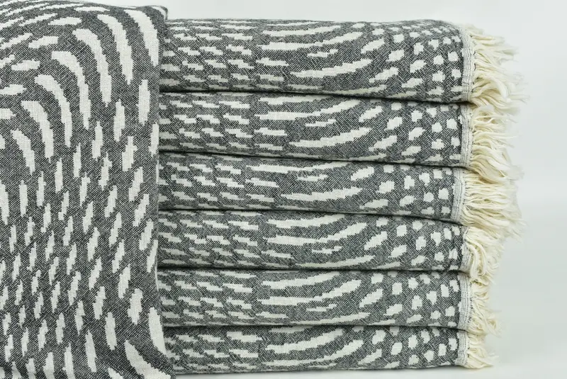 Bachelor Gifts, Summer Gift, 68x36 Cotton Patterned Towel, Peshtemal Towel, Home Decor Gifts, Bridesmaid Favors, Lightweight Turkish towel for beach - 3