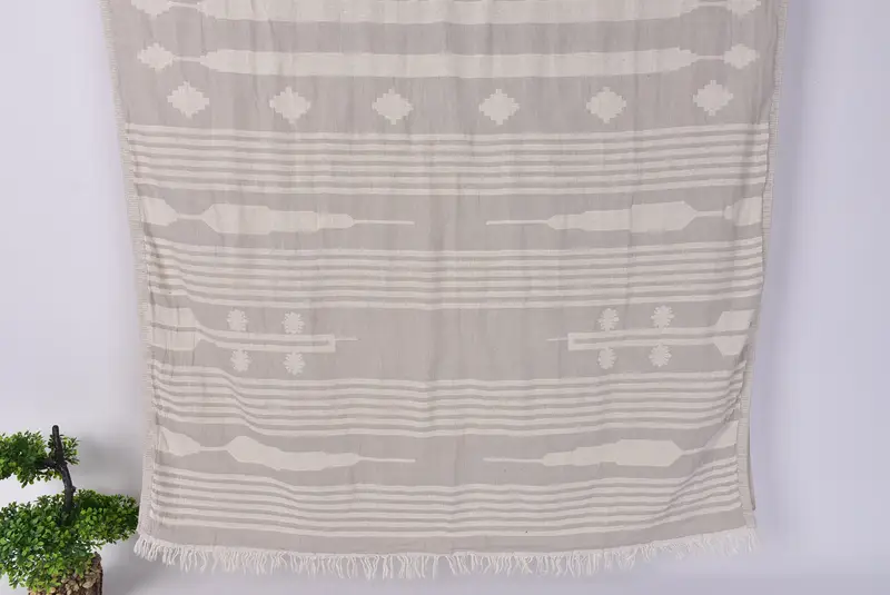 Custom Wedding Towel, Bridesmaid Favors, Handmade Turkish Towel, Handmade Gift, Turkish towel, 70x36 Cotton Striped Towel, Bachelorette Party Favors - 8