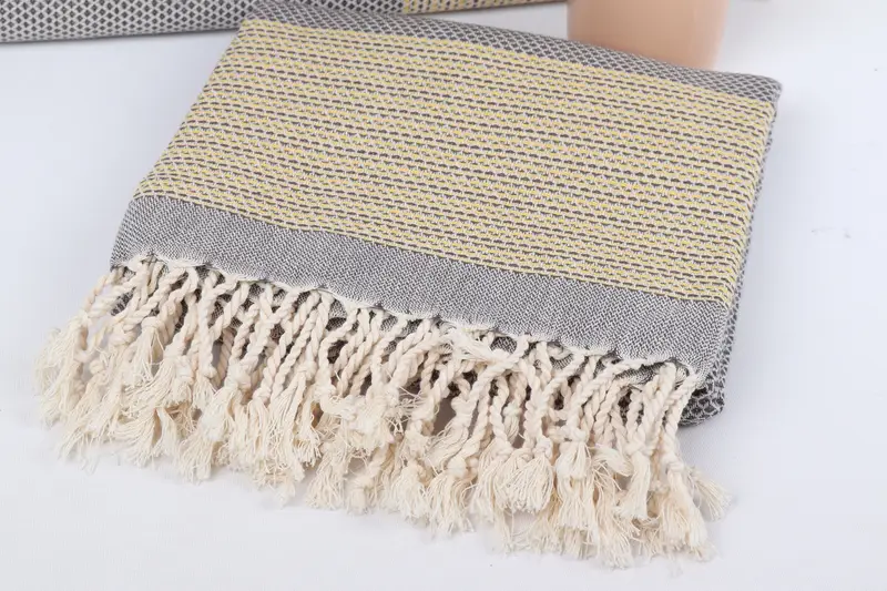Hammam towel, 70x40 Cotton Geometric Towel, Gym Towel, Quick-dry towel, Personalize Gift, Gift For Her, Oversized lightweight Turkish bath towel USA - 5