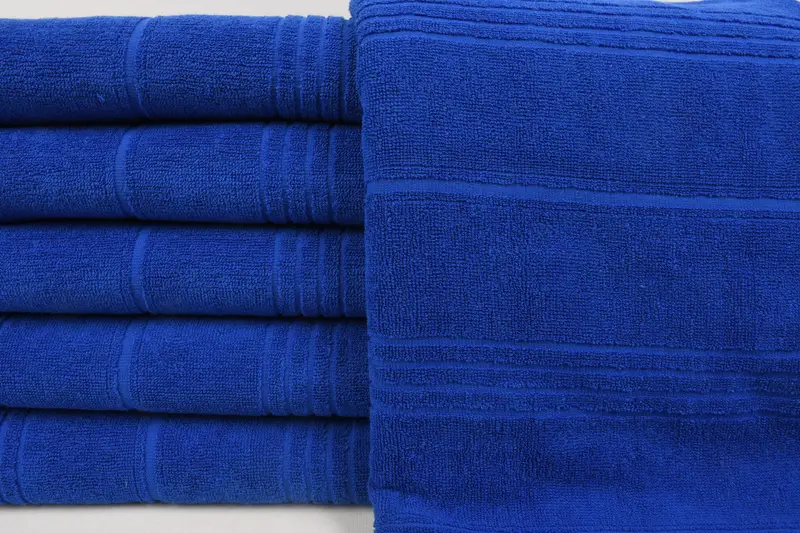 Bulk Order Towel, Best Friend Gift, Summer Gift, Pool Towels, 70x36 Cotton Striped Terry Towel, Embroidered Towel, Bridesmaid Gifts Personalized - 1
