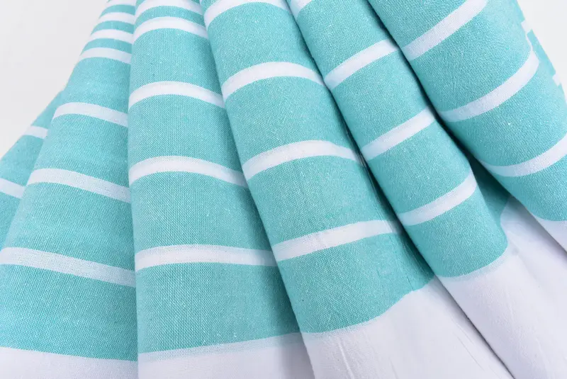 Monogram Kitchen Towel, Turkish Towel, Bathroom Towels, Personalized Dish Towel, 40x20 Cotton Striped Towel, Custom Wedding Gift From Bridesmaid - 5