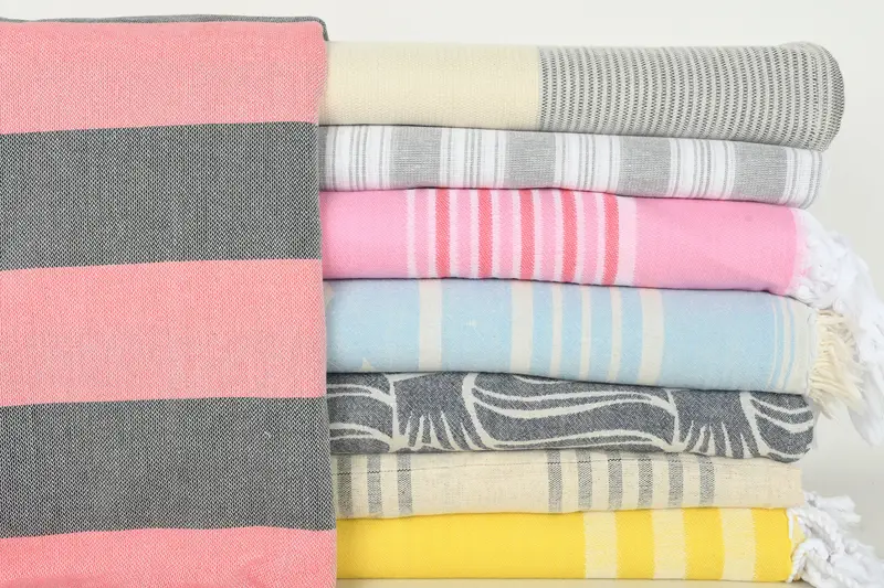 Bath towel, Authentic Turkish hammam peshtemal, Personalized Wedding Gift, 70x40 Cotton Set of 8 Towel, Turkish Towel Beach, Bachelorette Favor - 1