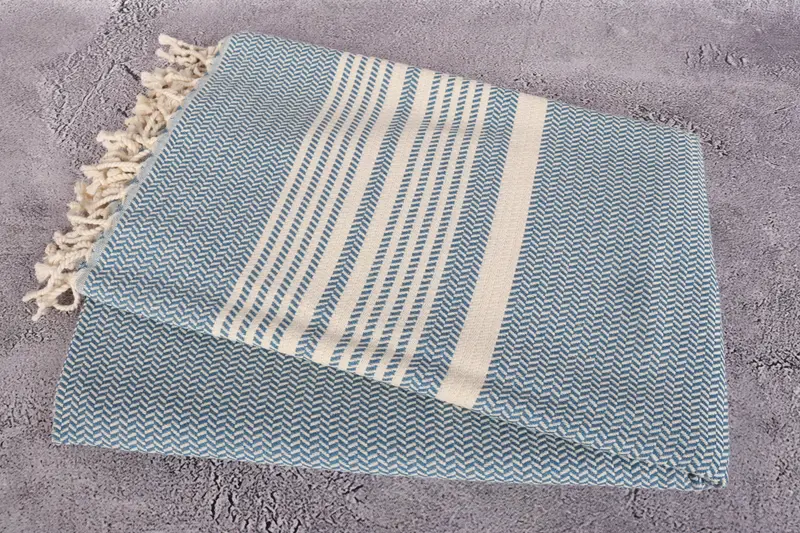 Quick-dry towel, Birthday Gift, Custom Wedding Gifts, Bachelorette Party Gifts For Bride, Gym Towel, Turkish hand towel, 70x40 Cotton Striped Towel - 6
