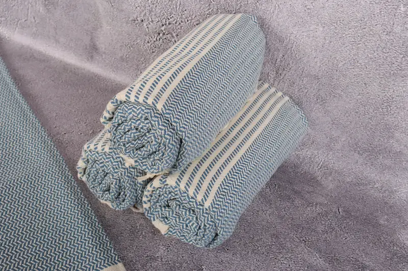 Quick-dry towel, Birthday Gift, Custom Wedding Gifts, Bachelorette Party Gifts For Bride, Gym Towel, Turkish hand towel, 70x40 Cotton Striped Towel - 8