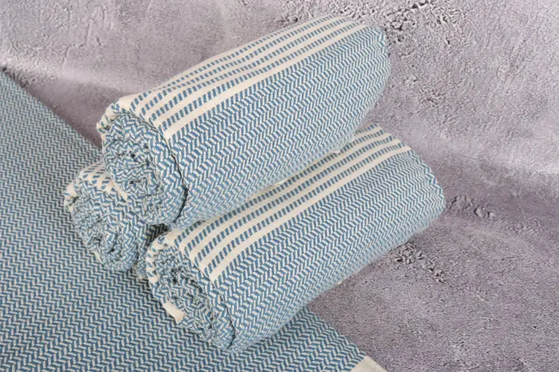Quick-dry towel, Birthday Gift, Custom Wedding Gifts, Bachelorette Party Gifts For Bride, Gym Towel, Turkish hand towel, 70x40 Cotton Striped Towel - 7