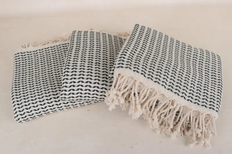 Bachelorette Party Gifts, Valentines Gift, Hammam towel, Bachelor Gifts, 70x40 Cotton Diamond Towel, Quick-drying peshtemal towel for poolside - 3