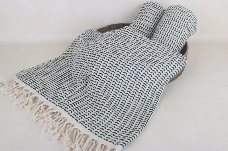 Bachelorette Party Gifts, Valentines Gift, Hammam towel, Bachelor Gifts, 70x40 Cotton Diamond Towel, Quick-drying peshtemal towel for poolside - 6