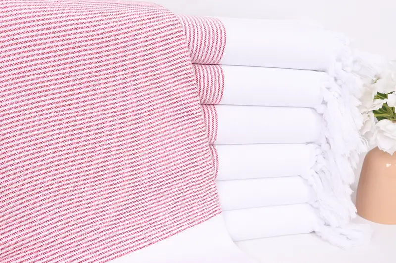 Personalized Turkish Towel, Luxury towel, Guest Towel, 70x40 Cotton Striped Towel, Maid Of Honor Gift, Beach towel, Bachelorette Favors Beach - 1